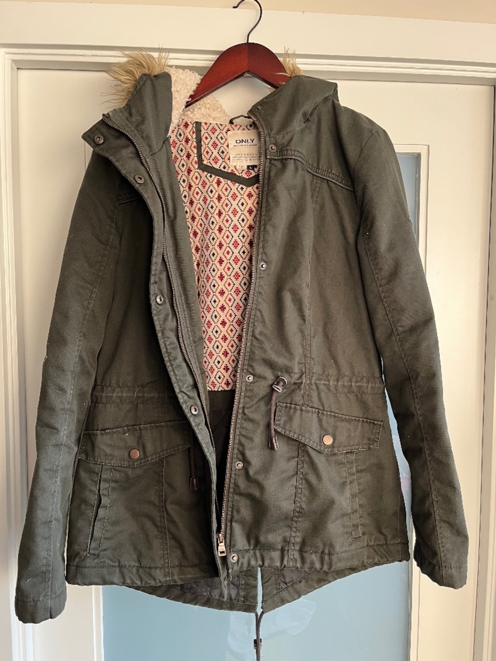 Olive Parka Jacket